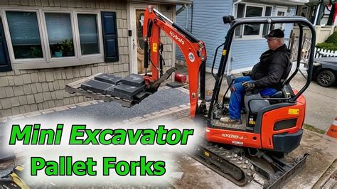 mini compact excavator with forks|homemade mini excavator attachments.